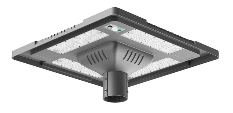 Square Outdoor Solar Powered LED Garden Light 
