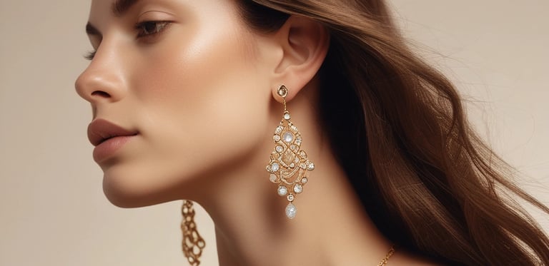 Elegant bracelets stacked together on a smooth marble surface with gentle lighting.