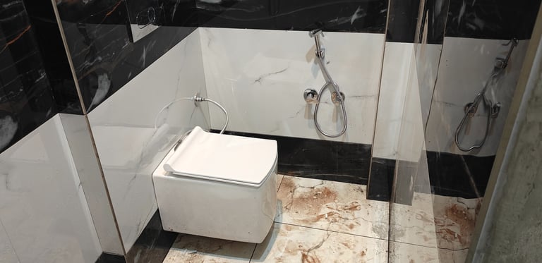 Toilet and bathroom