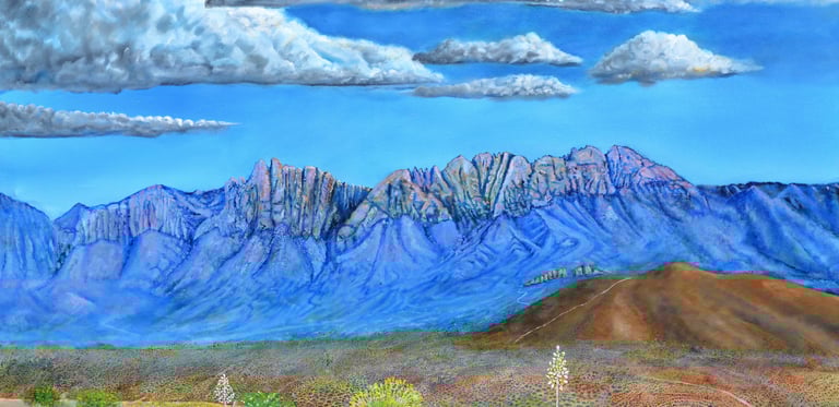 Bluetail's Perspective by New Mexico Artist John Dick-Peddie