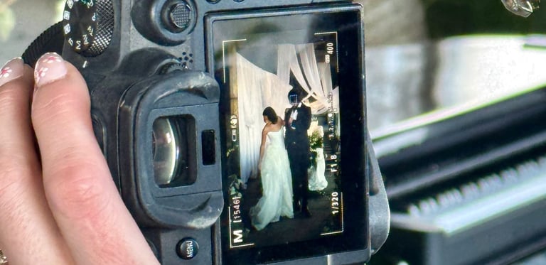 Photographer SOOC shot of wedding portfolio builder shot in the Stone room at Atlas Studios