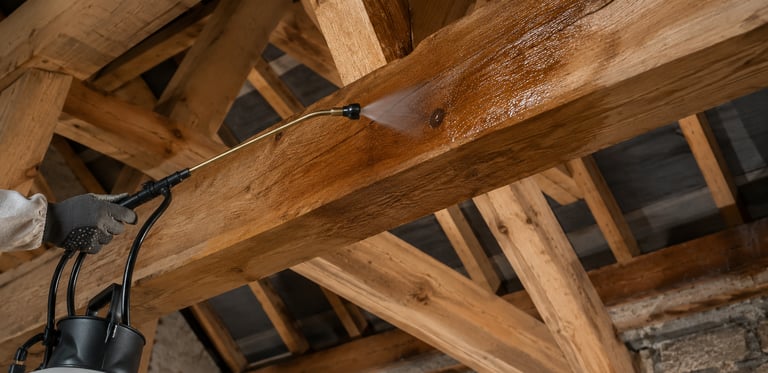 Rénovation de charpente en bois