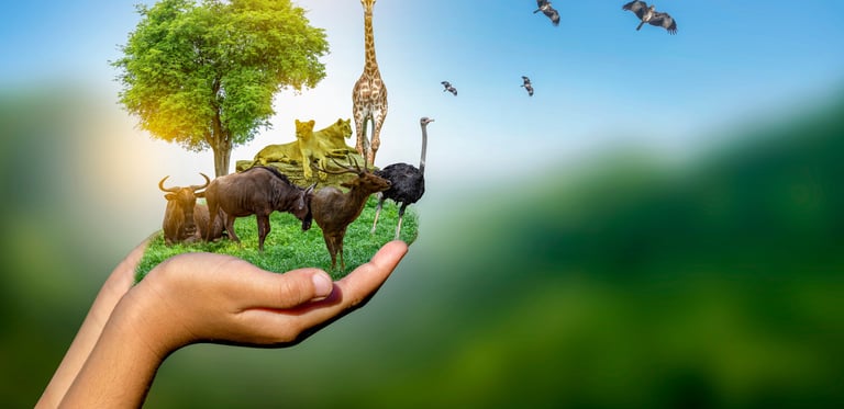 métier en rapport avec la nature et les animaux