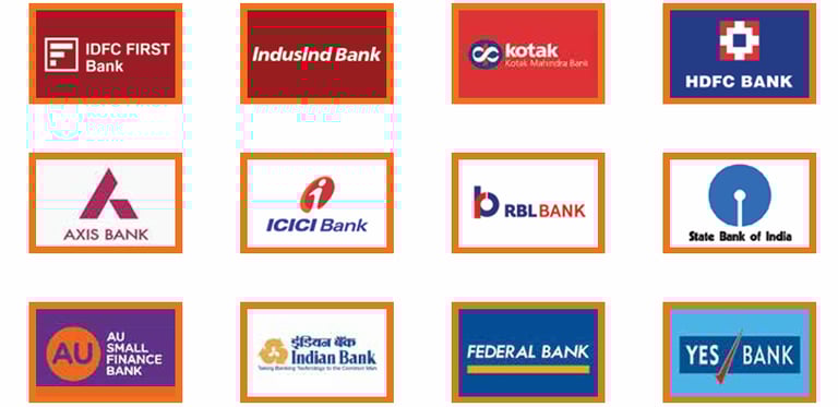 rusted partners for credit cards with easy approval and low interest in India