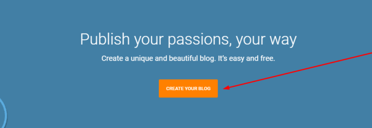 create your blog