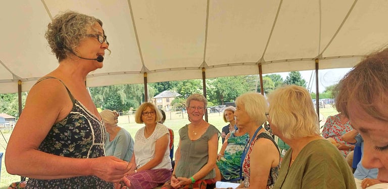 Performing at Ark at Egwood, Somerset