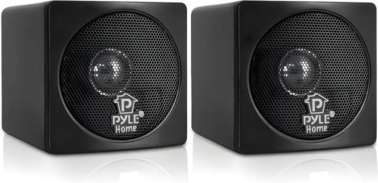 Pyle Home 3" Altavoces satelite, Mini Cube