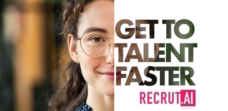 a woman with glasses and a polka dot shirt with the words get to know if