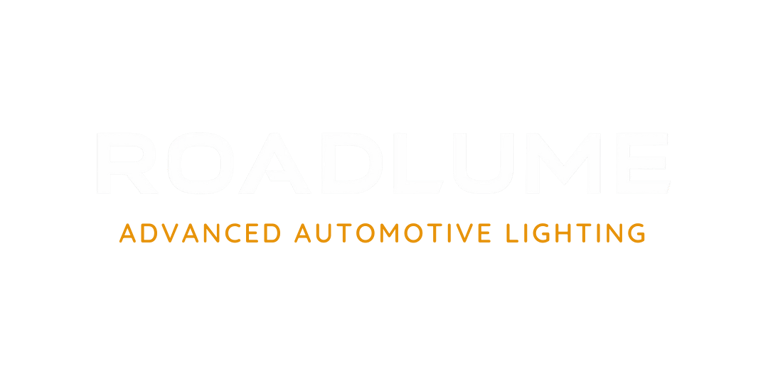 A footer logo that says ROADLUME Advanced Automotive Lighting