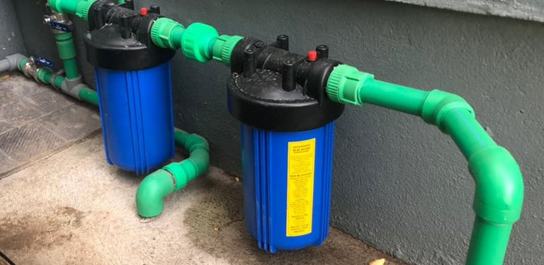 tratamiento de agua potable, agua de pozo