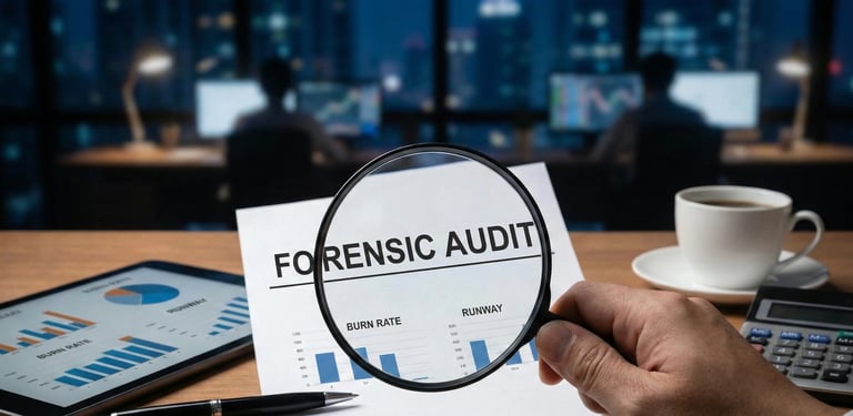 Burn Rate, Runway & Financial Health: The Forensic Audit