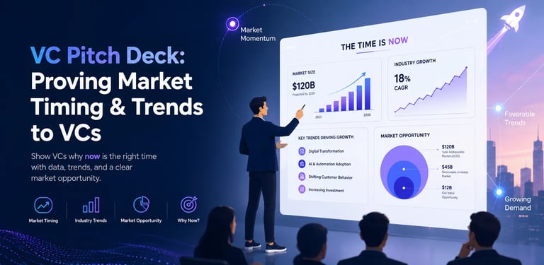 VC Pitch Deck: Proving Market Timing & Trends to VCs