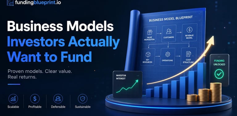 Business Models Investors Actually Want to Fund