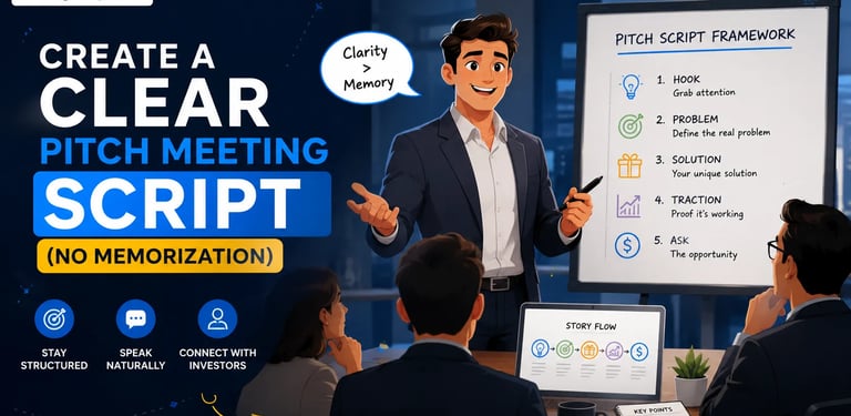Create a Clear Pitch Meeting Script (No Memorization)