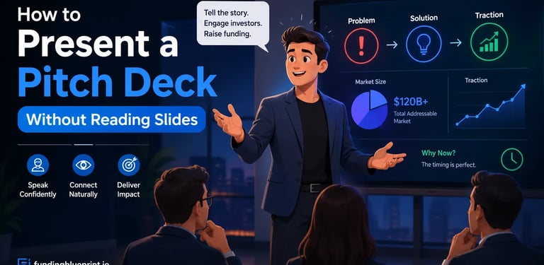 How to Present a Pitch Deck Without Reading Slides