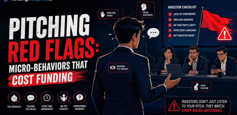 Pitching Red Flags Micro-Behaviors That Cost Funding