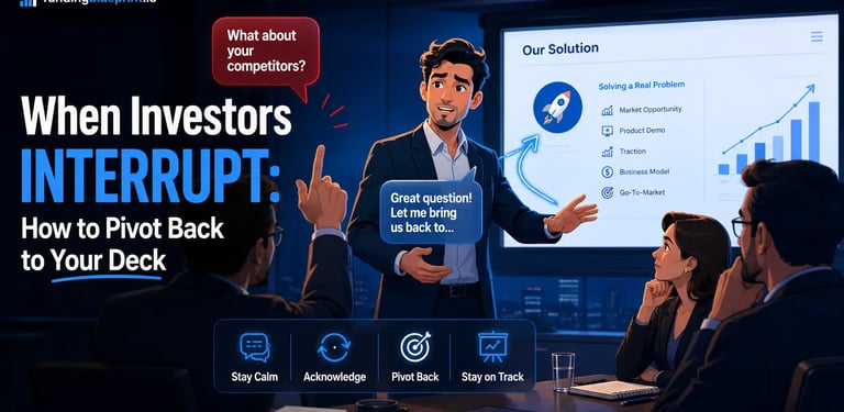 When Investors Interrupt How to Pivot Back to Your Deck
