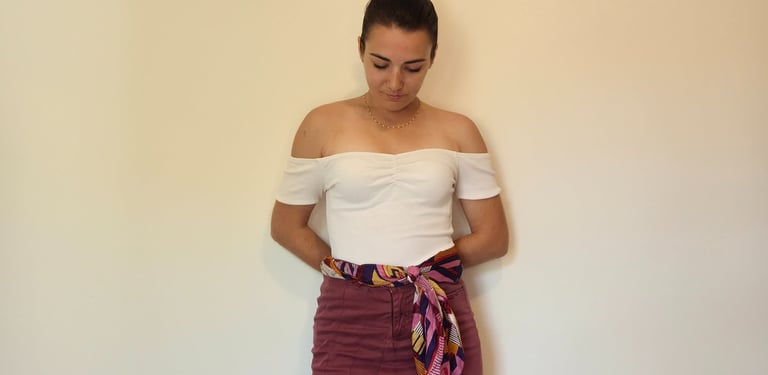 transformation de vêtement en jupe