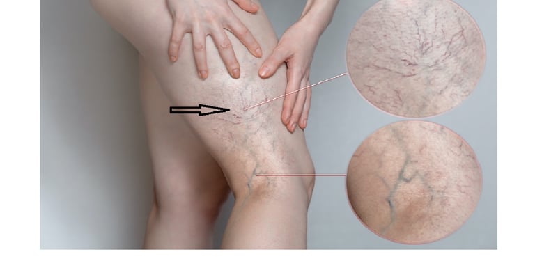 Spider vein Sclerotherapy for smooth legs at .