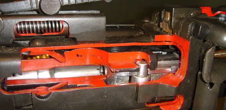 Schnittmodell des MG42