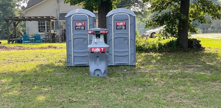 Restroom trailer rental Hot Springs 