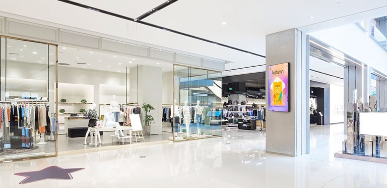 claratech screens for shopping malls