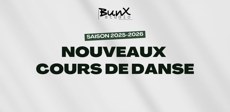 Photo Nouveaux cours de danse - Saison 2025-2026 au Bunx Studio
