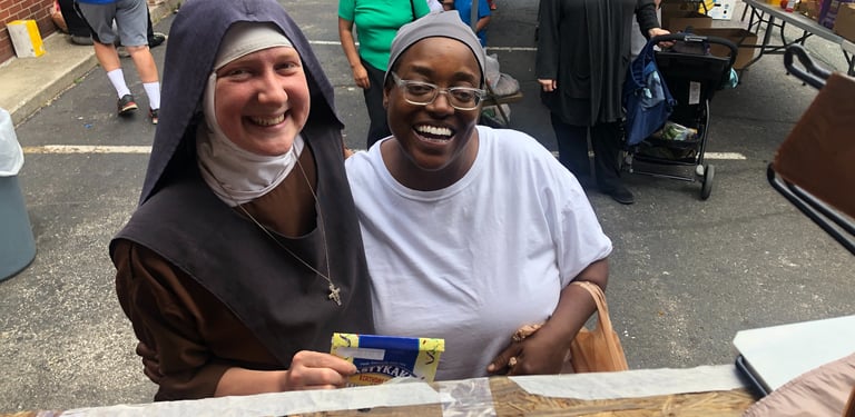 Franciscan daughters of mary serving neighbors in need