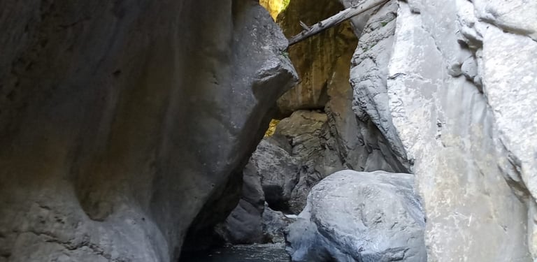 Canyon du Fournel, L'Argentières La Béssée, Hautes-Alpes Serre-Ponçon