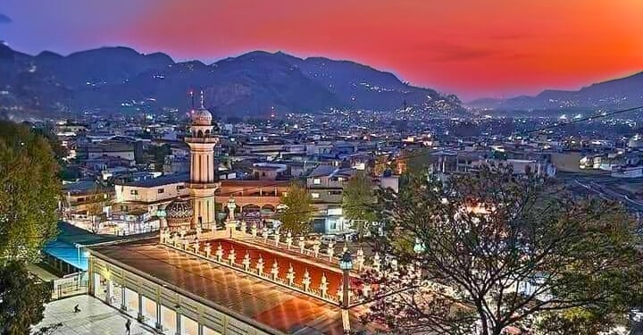 Ilyasi mosque sunset 