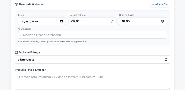 a website page with a list of items that are in the same place