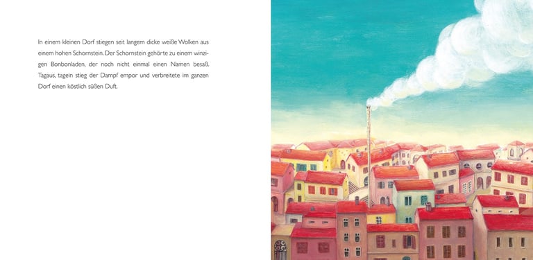 in einem kleinen Dorf