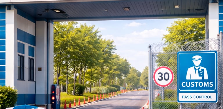 Eine Schranke die Symbolisiert: Grenzen setzen