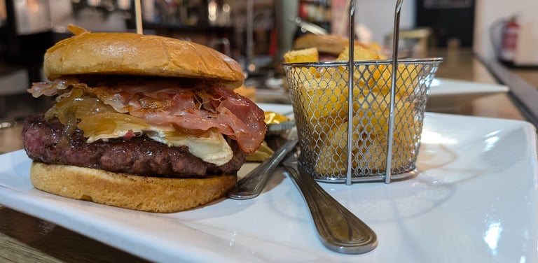 foto de hamburguesa iberica