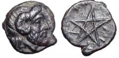 Pentacle Amon-Re coin 200's BCE with unreadable runes