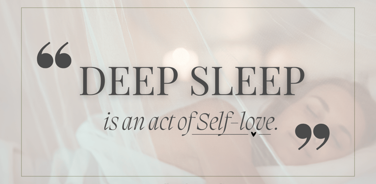 Wellness quote about rest – gentle reminder to prioritize sleep