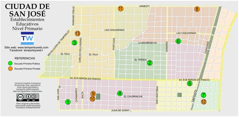 Escuelas Primarias en San Jose Temperley