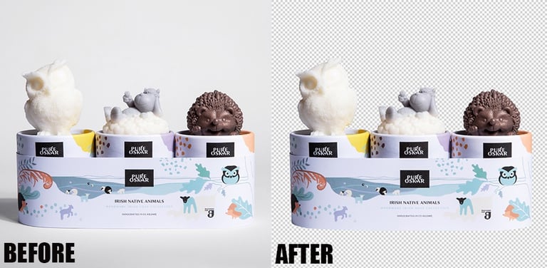 a box of ice cream with a bird on top of it