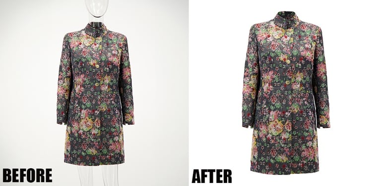 a woman's dress with a floral print