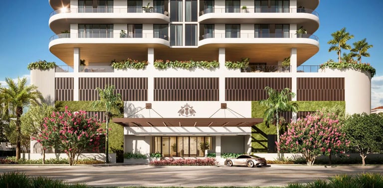 Bungalow East Entry rendering I Margarita Rosa Budina