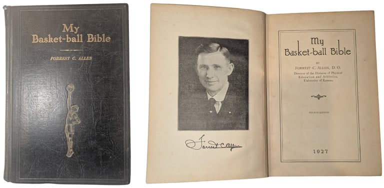 My Basketball Bible by Forrest C. Allen 1927 4th edition book
