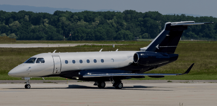 Embraer Legacy 500 Taxying to the runway for departure