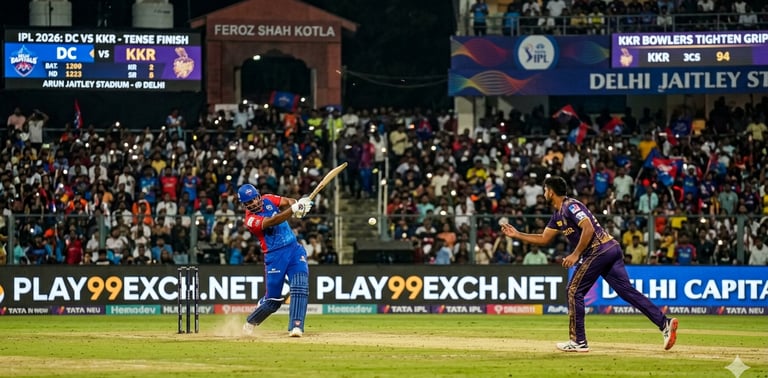 play99exch DC VS KKR