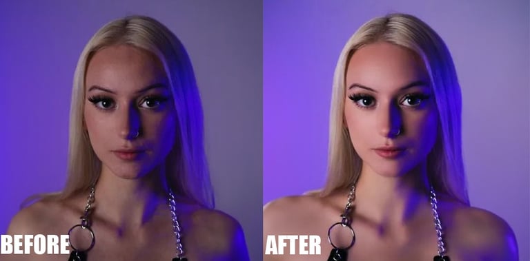Portrait Before and After