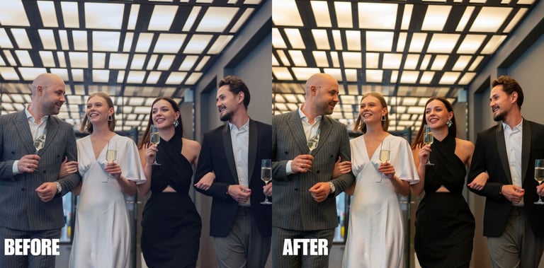 Corporate Event Before and After
