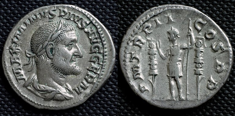 denario de maximino el tracio