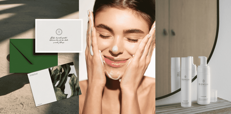 Jovita Kuzė kurto vizualinio identiteto pavyzdys