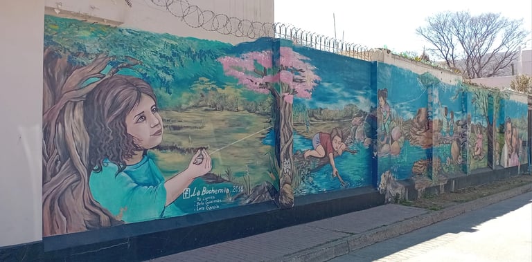 Mural "La Bohemia.2018" Vista completa