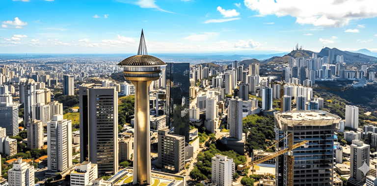 Belo Horizonte e Nova Lima Foto por IA.