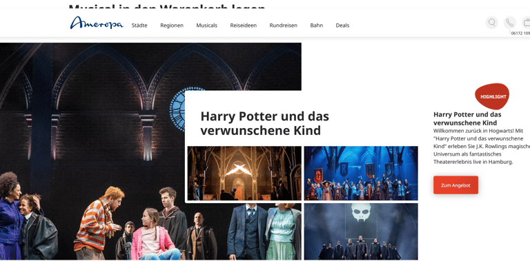 Ameropa Musical Harry Potter und das verschwundene Kind Hamburg